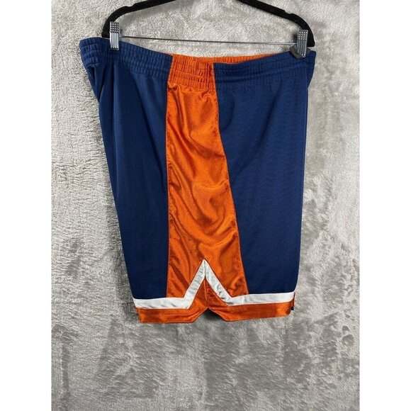 Nike Reversible Basketball Shorts Men’s Large Blue Orange White Mesh Athletic - Picture 8 of 16